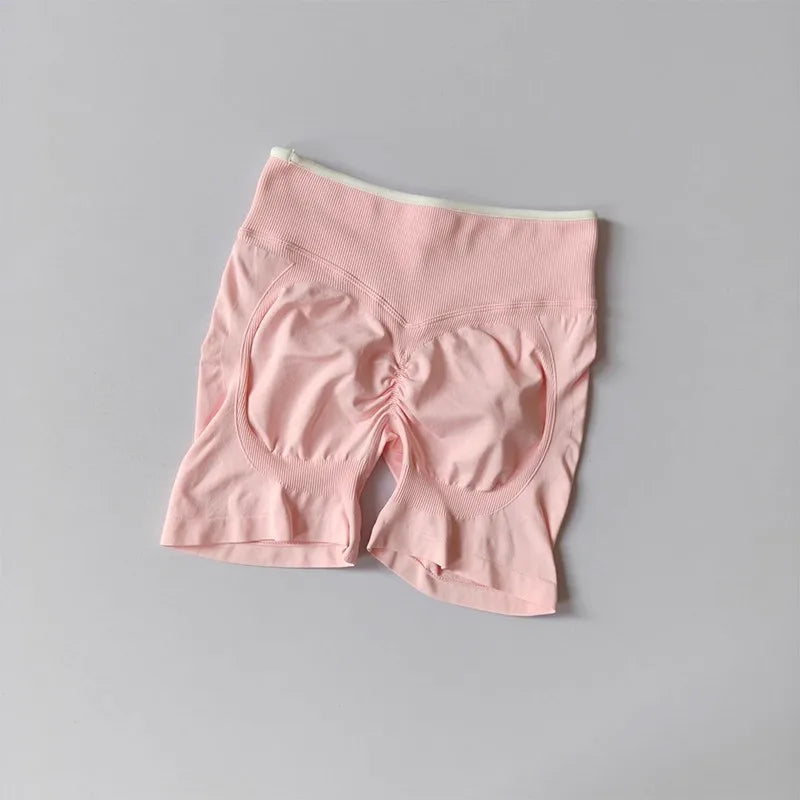 Seamless High Waist Yoga Shorts