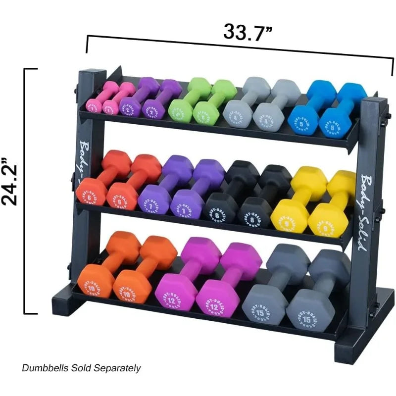 3 Tier Dumbbell Rack