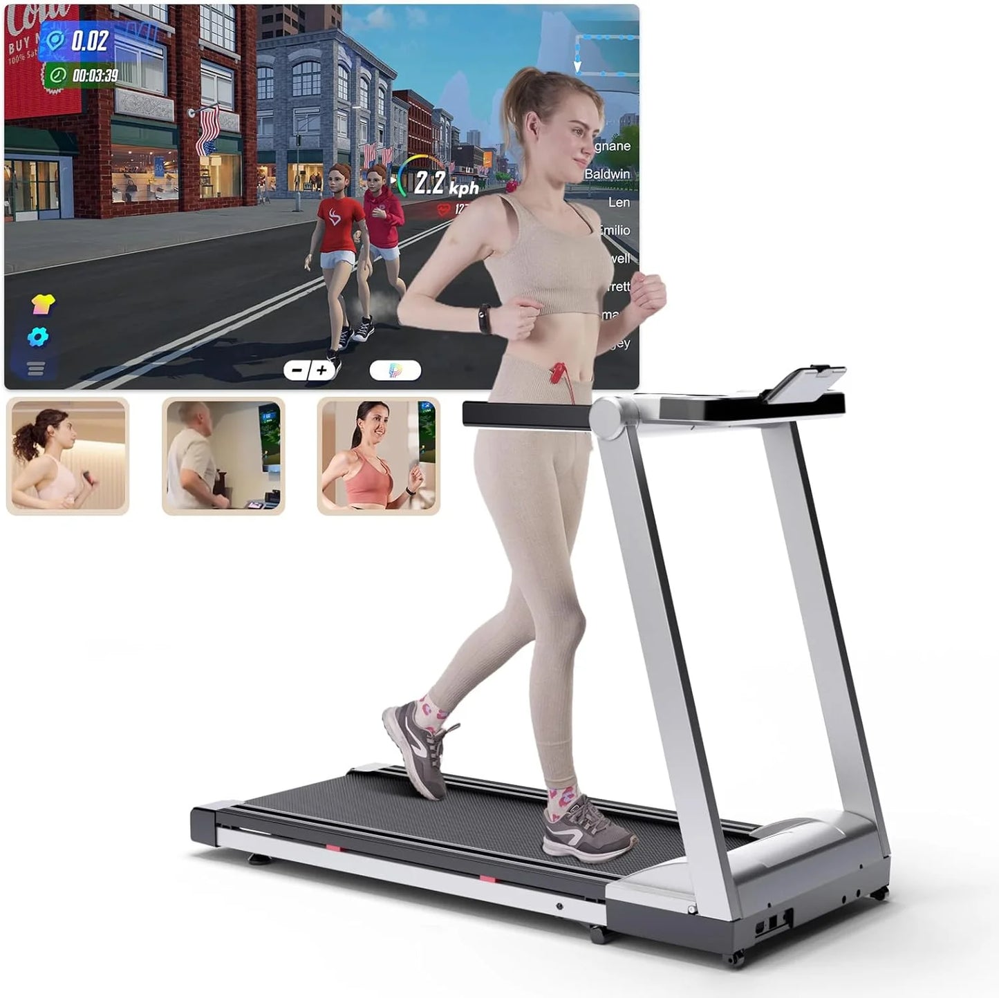 3.5HP Foldable Treadmill