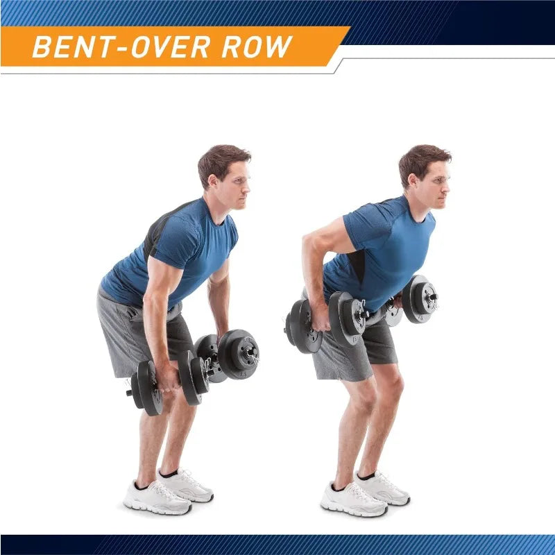 Adjustable 40 Lbs Dumbbell Set