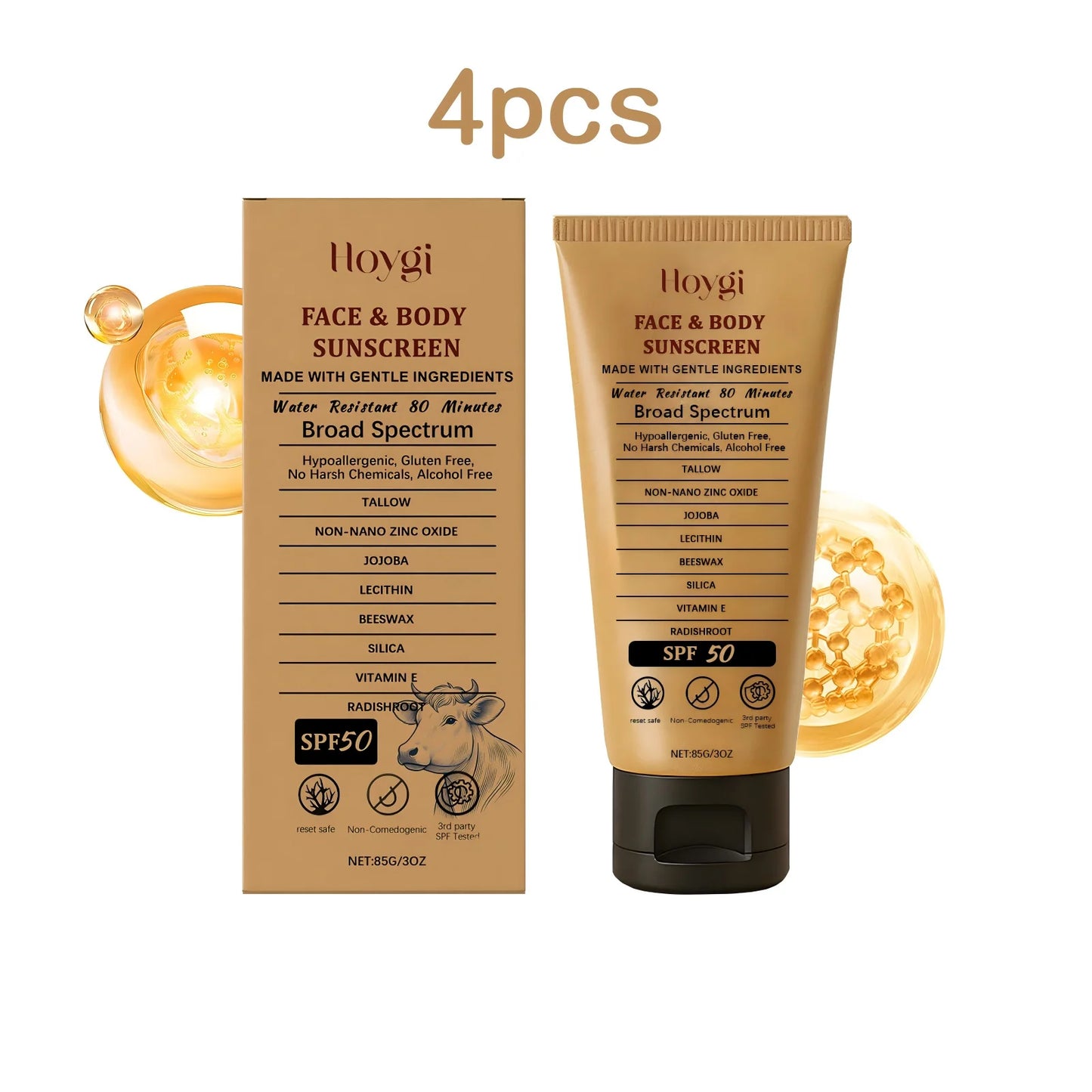 Beef Tallow Sunscreen Cream