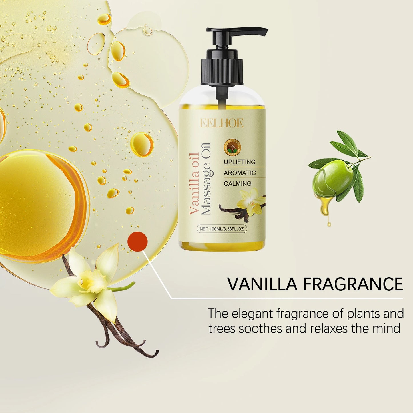 Vanilla Body Massage Oil