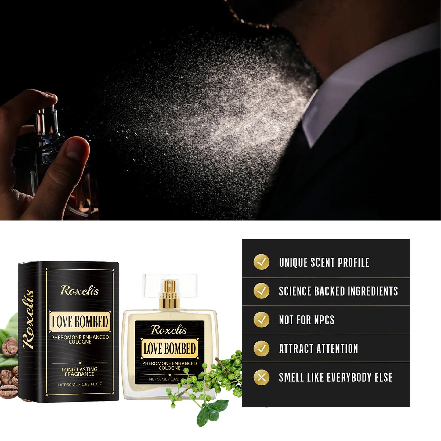 Long Lasting Pheromone Cologne
