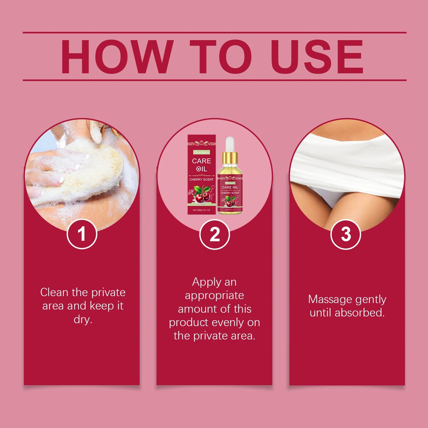 Cherry Body Care Oil For Women