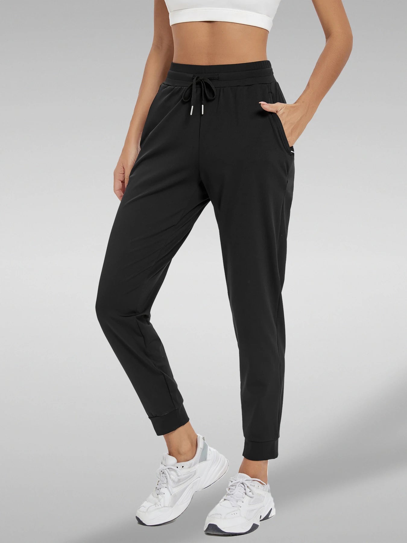 Womens High Waisted Joggers