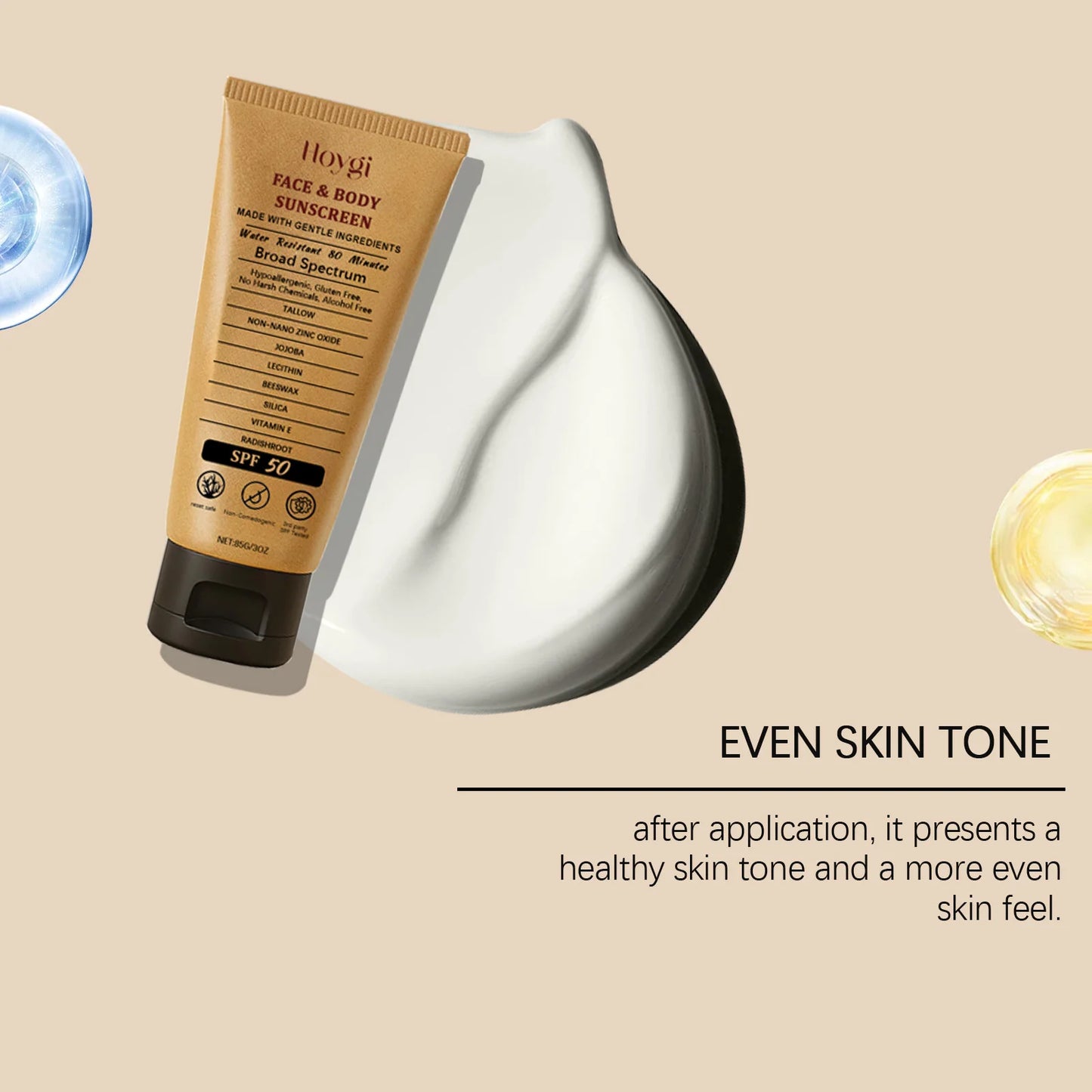 Beef Tallow Sunscreen Cream