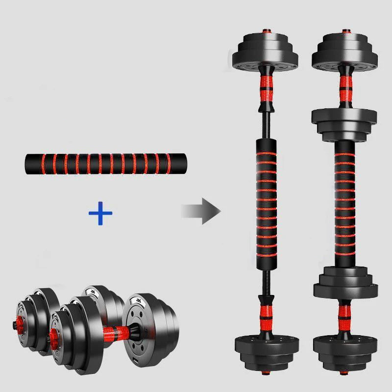 Adjustable Dumbbell Barbell Set