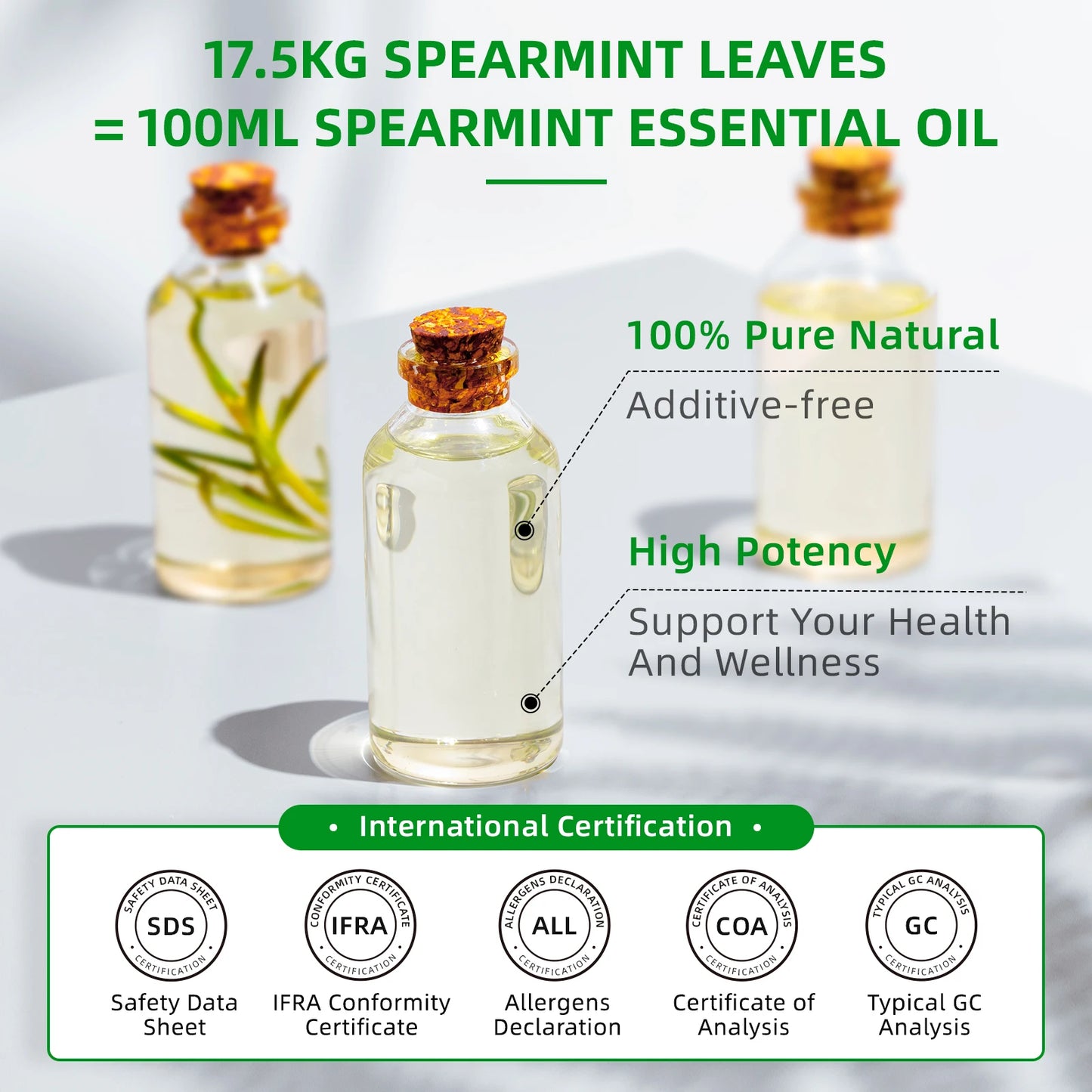 Spearmint Pure Oil for Diffuser