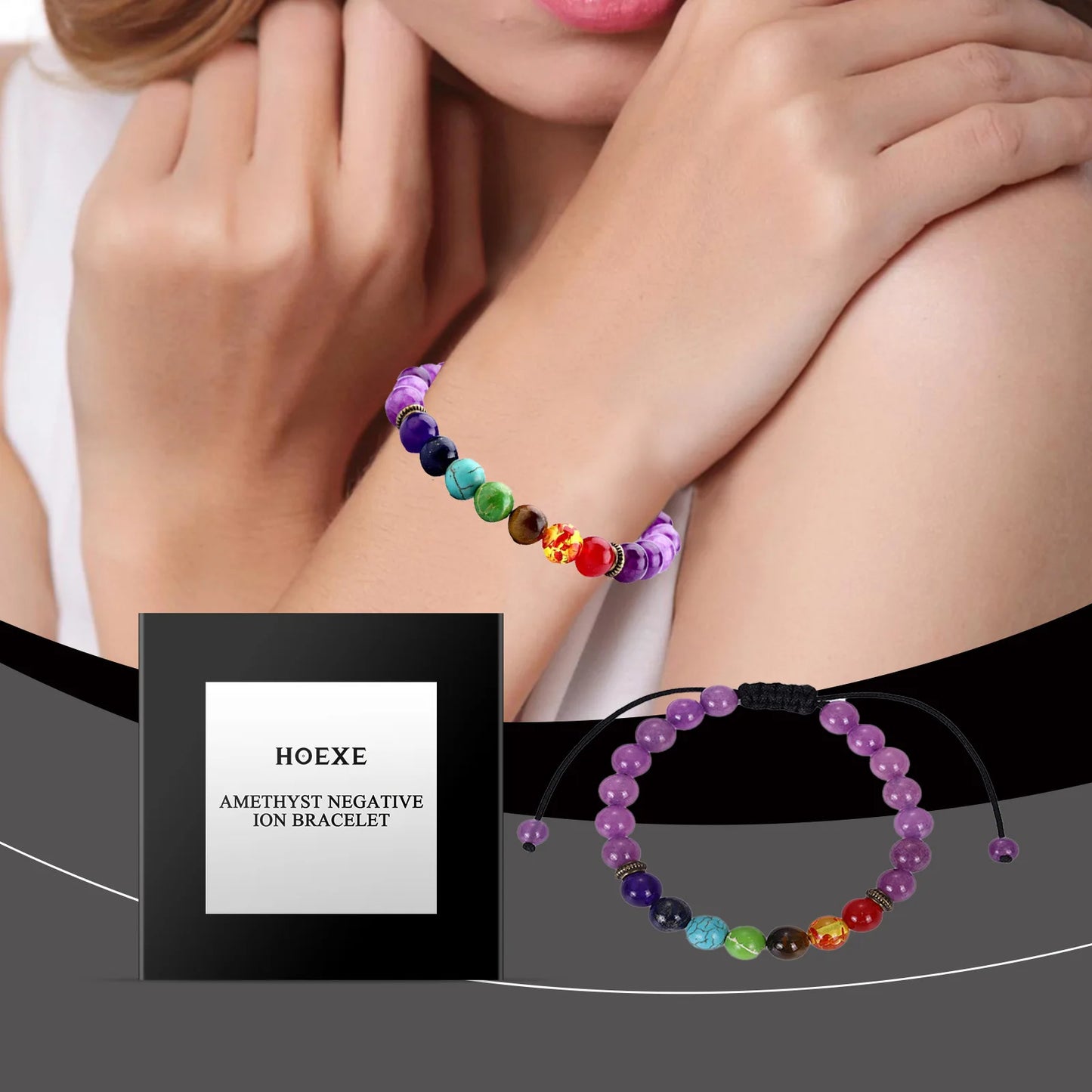 7 Chakra Beaded Bracelet