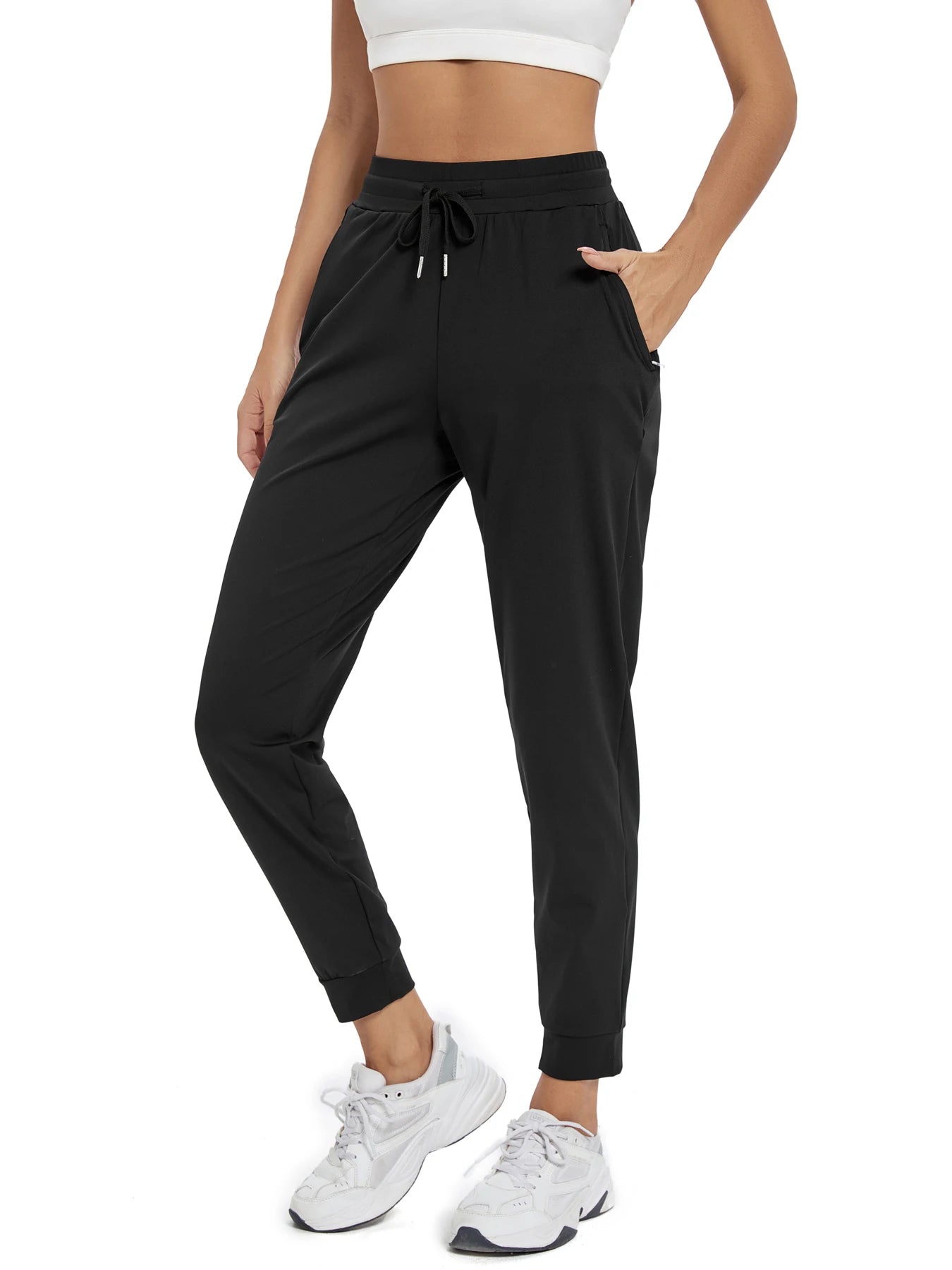 Womens High Waisted Joggers
