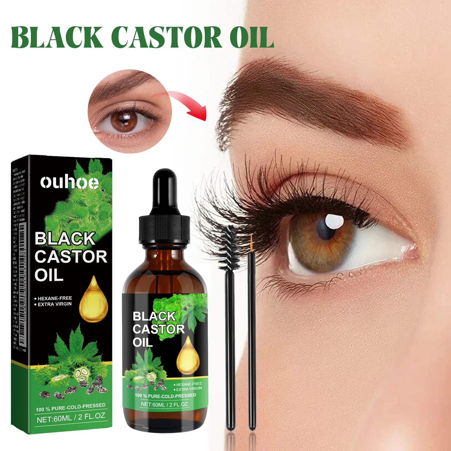 Organic Black Castor Oil