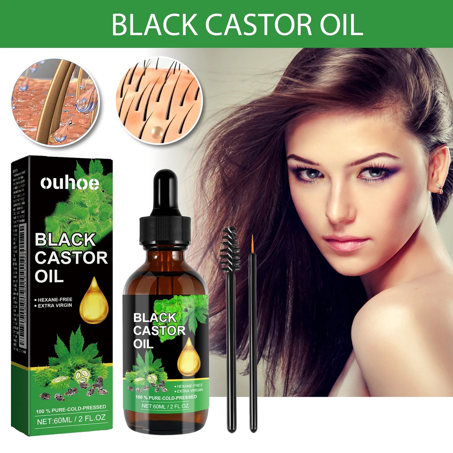 Organic Black Castor Oil