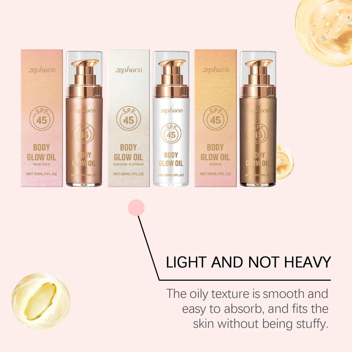 Coconut Body Shimmer Oil