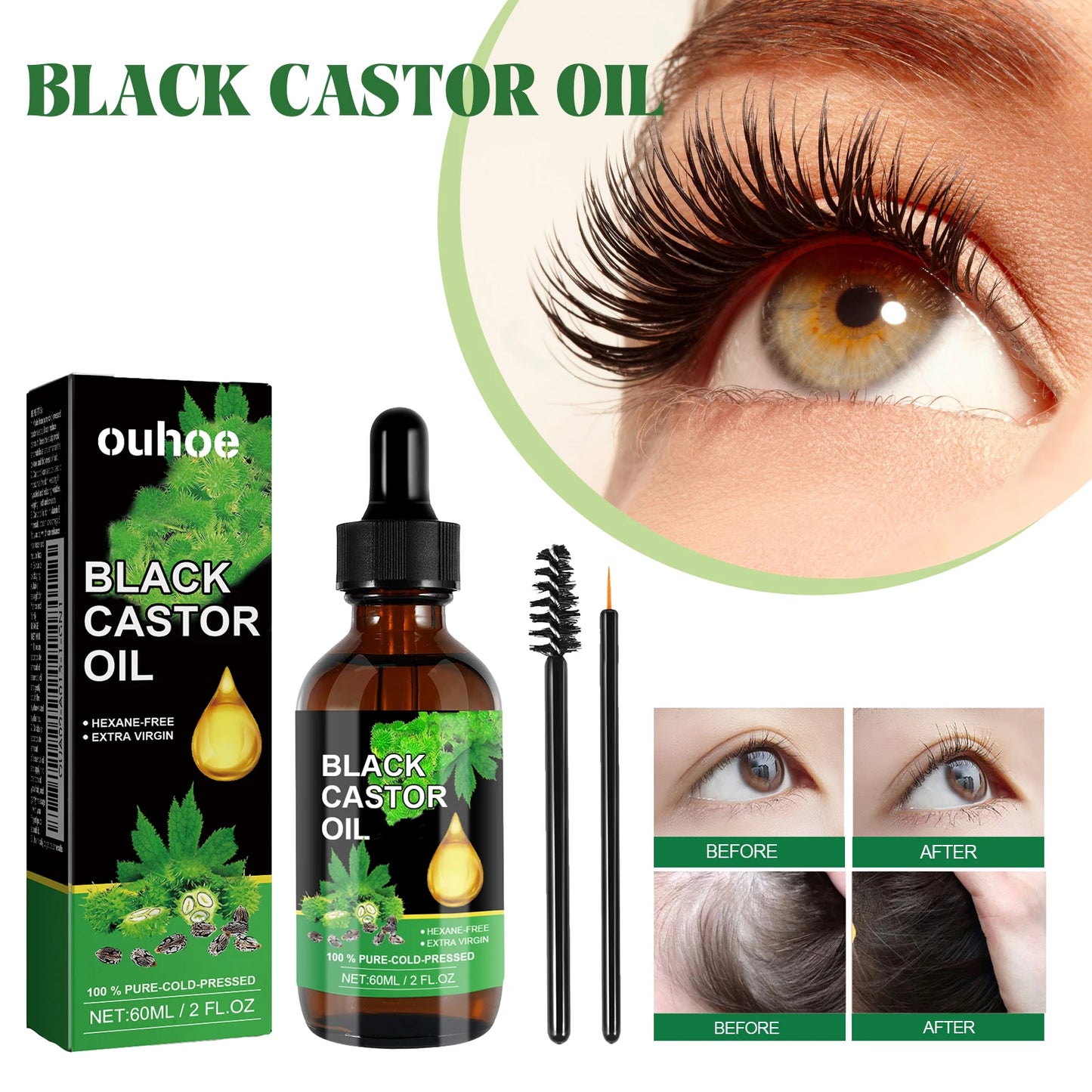 Organic Black Castor Oil
