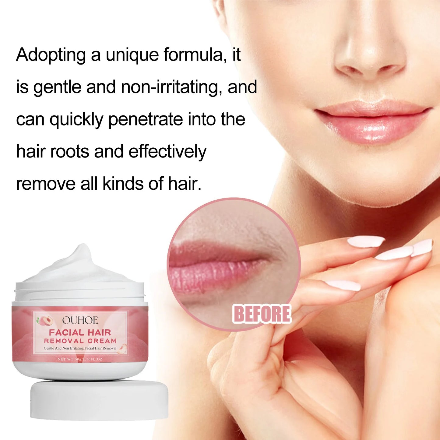 Peach Hair Removal Cream