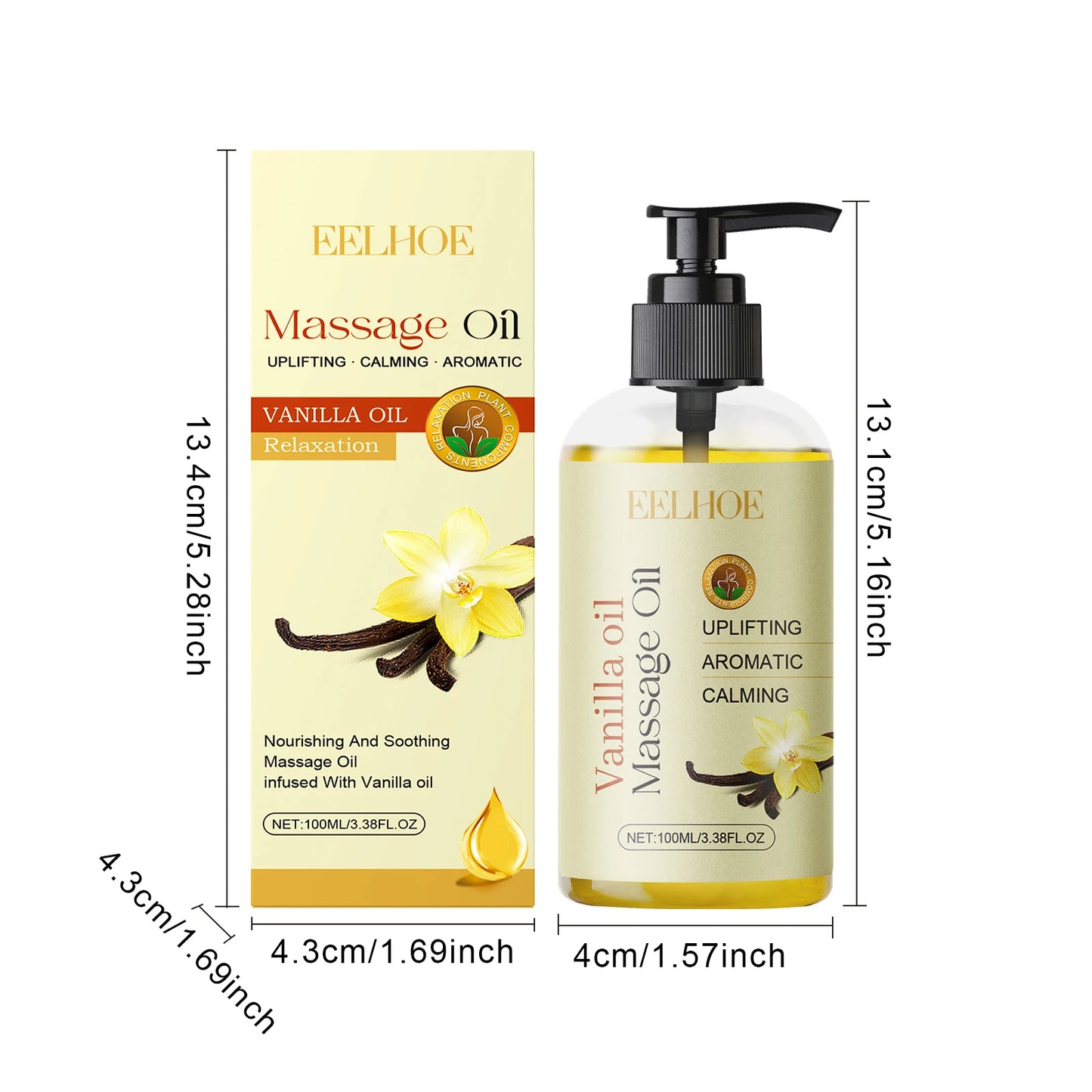 Vanilla Body Massage Oil