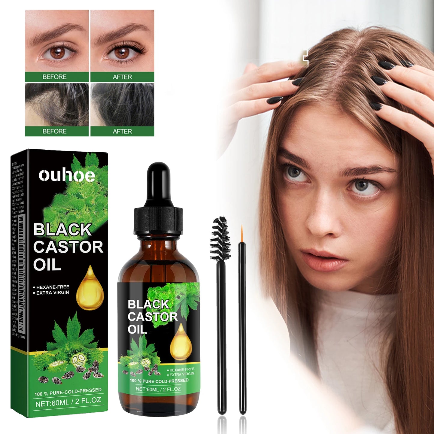 Organic Black Castor Oil