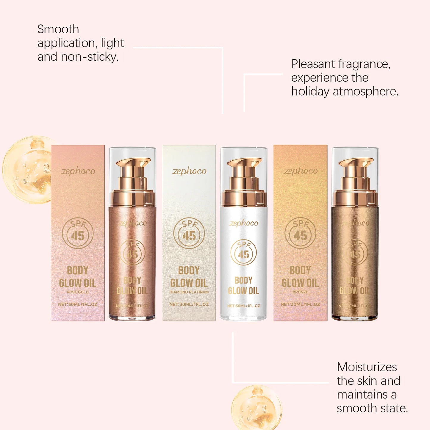 Coconut Body Shimmer Oil