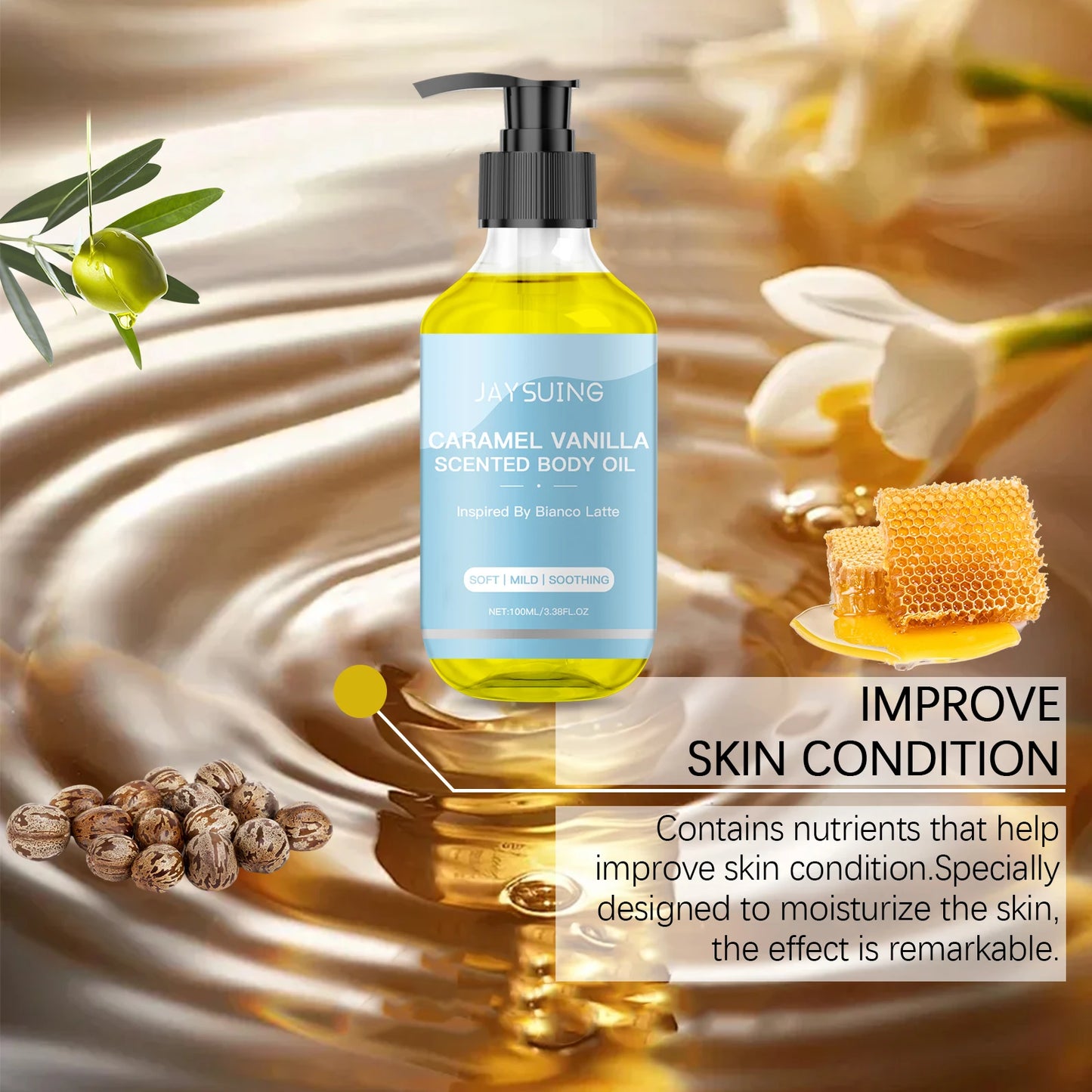 Vanilla Body Massage Oil