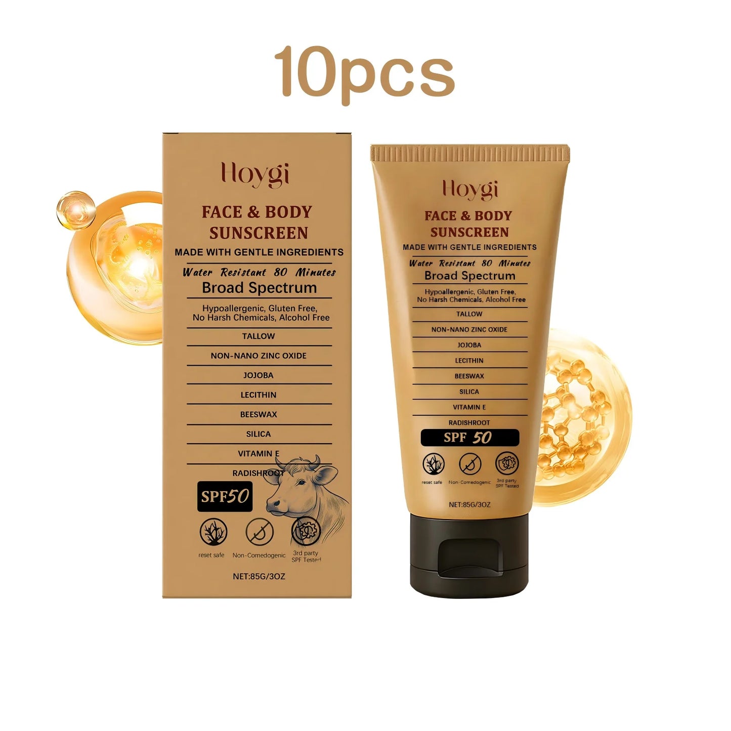 Beef Tallow Sunscreen Cream