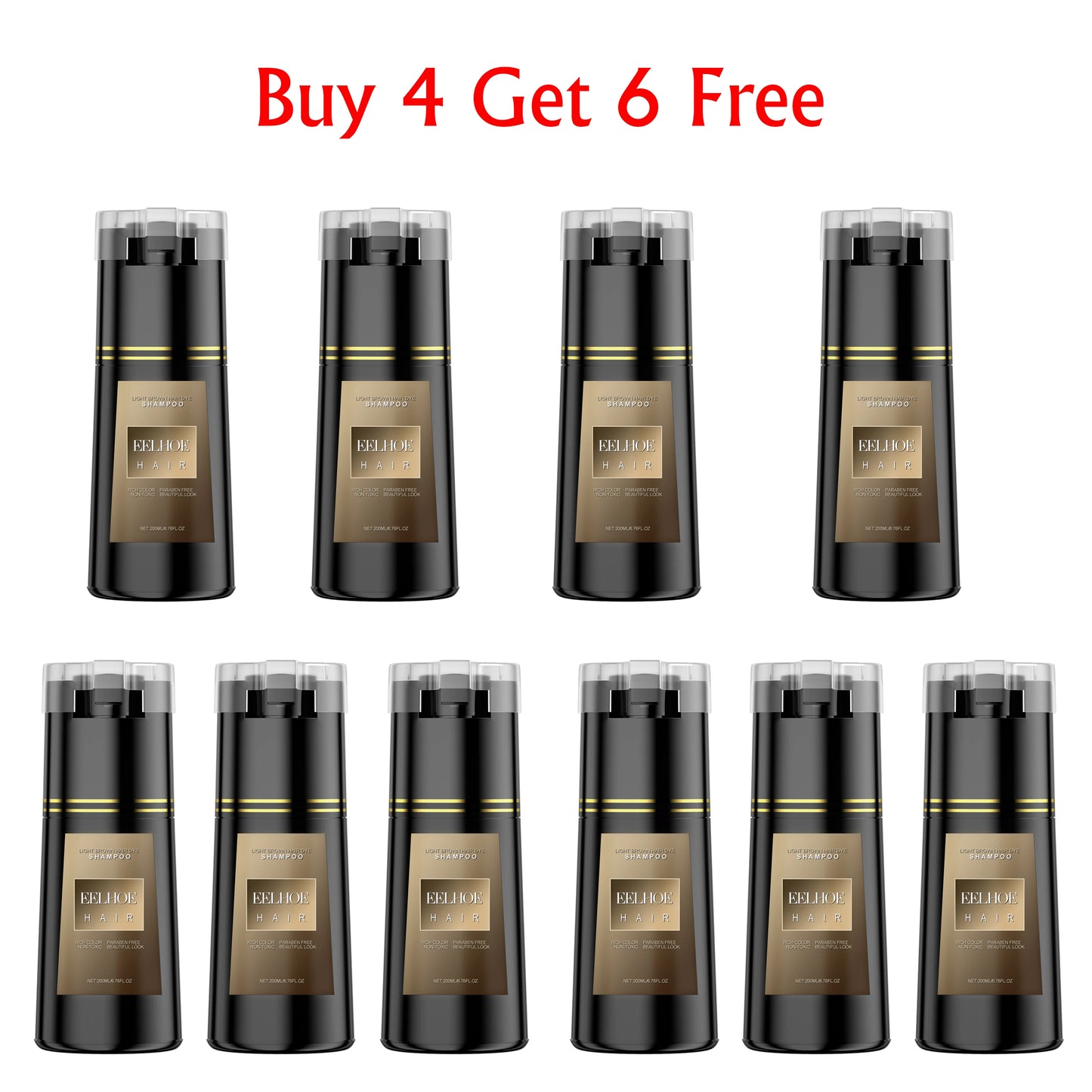 Nonirritating Hair Dye Shampoo