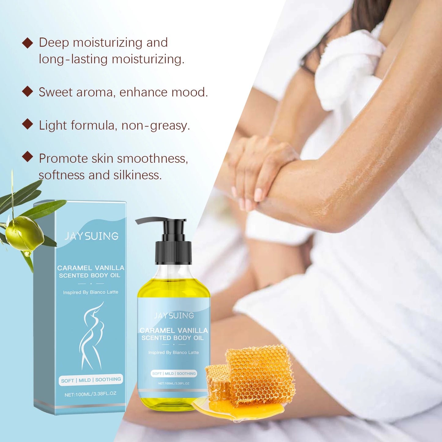 Vanilla Body Massage Oil