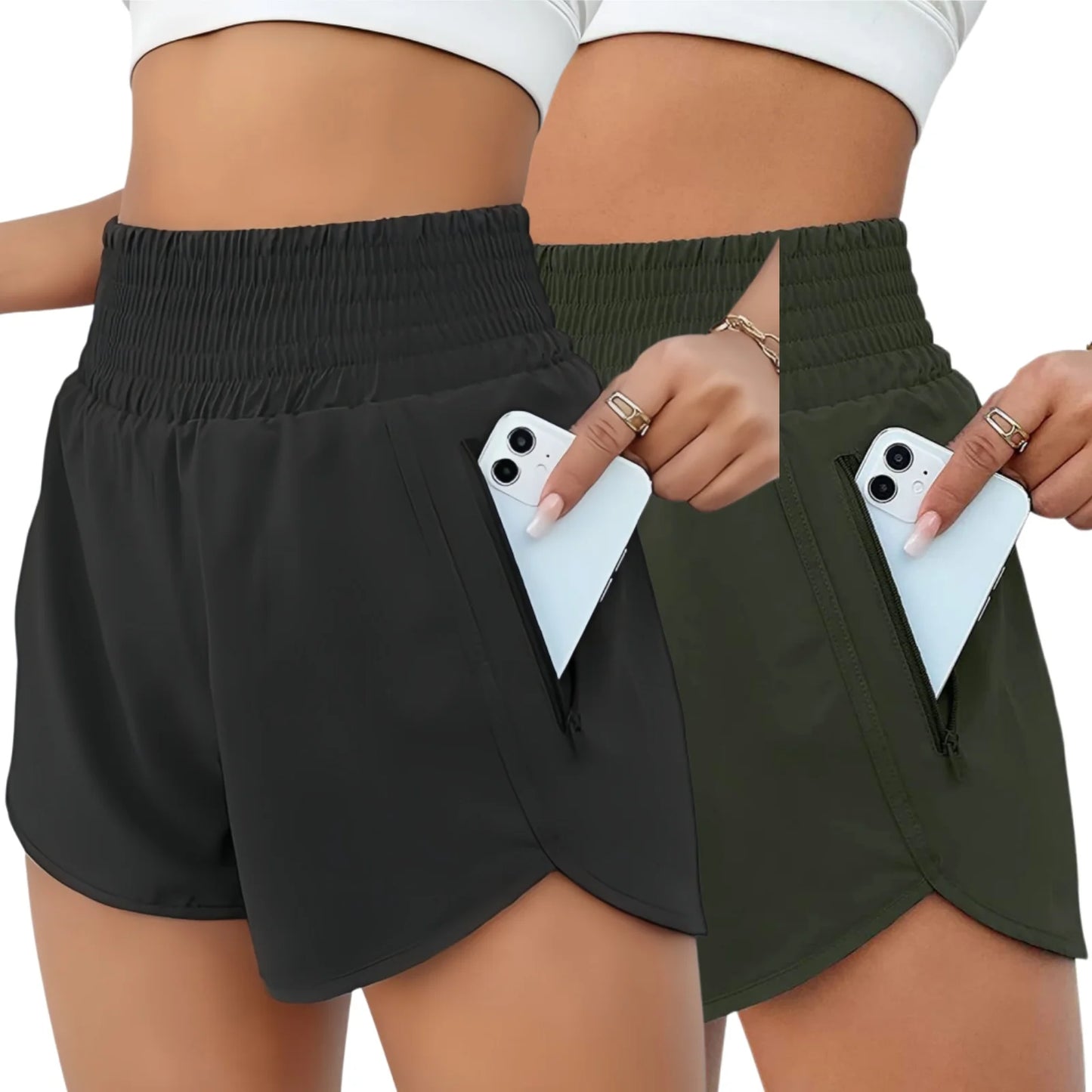 2 Pack Yoga Shorts