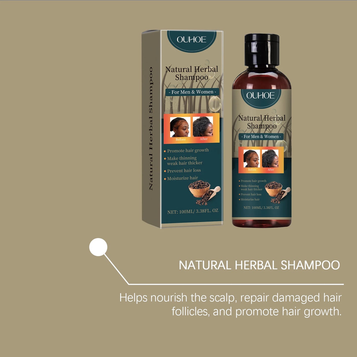 Natural Herbal Shampoo