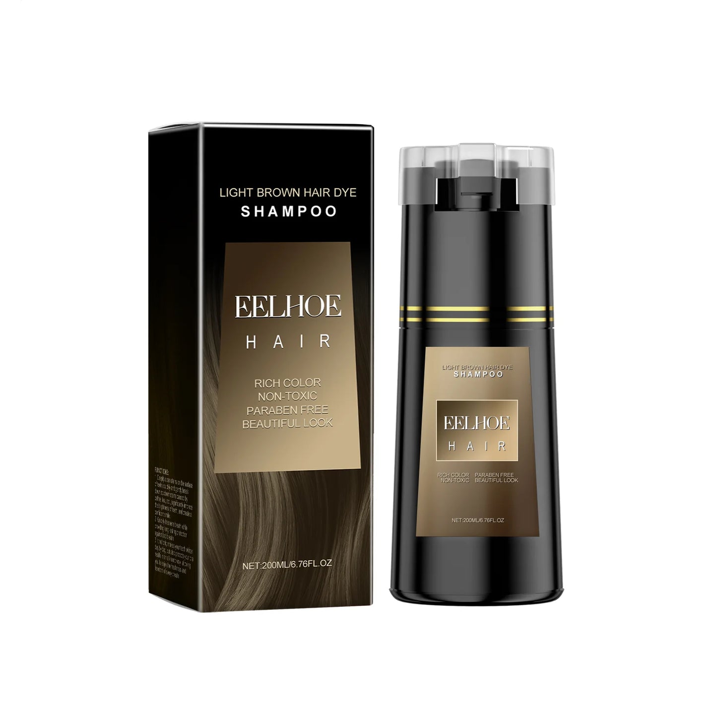 Nonirritating Hair Dye Shampoo