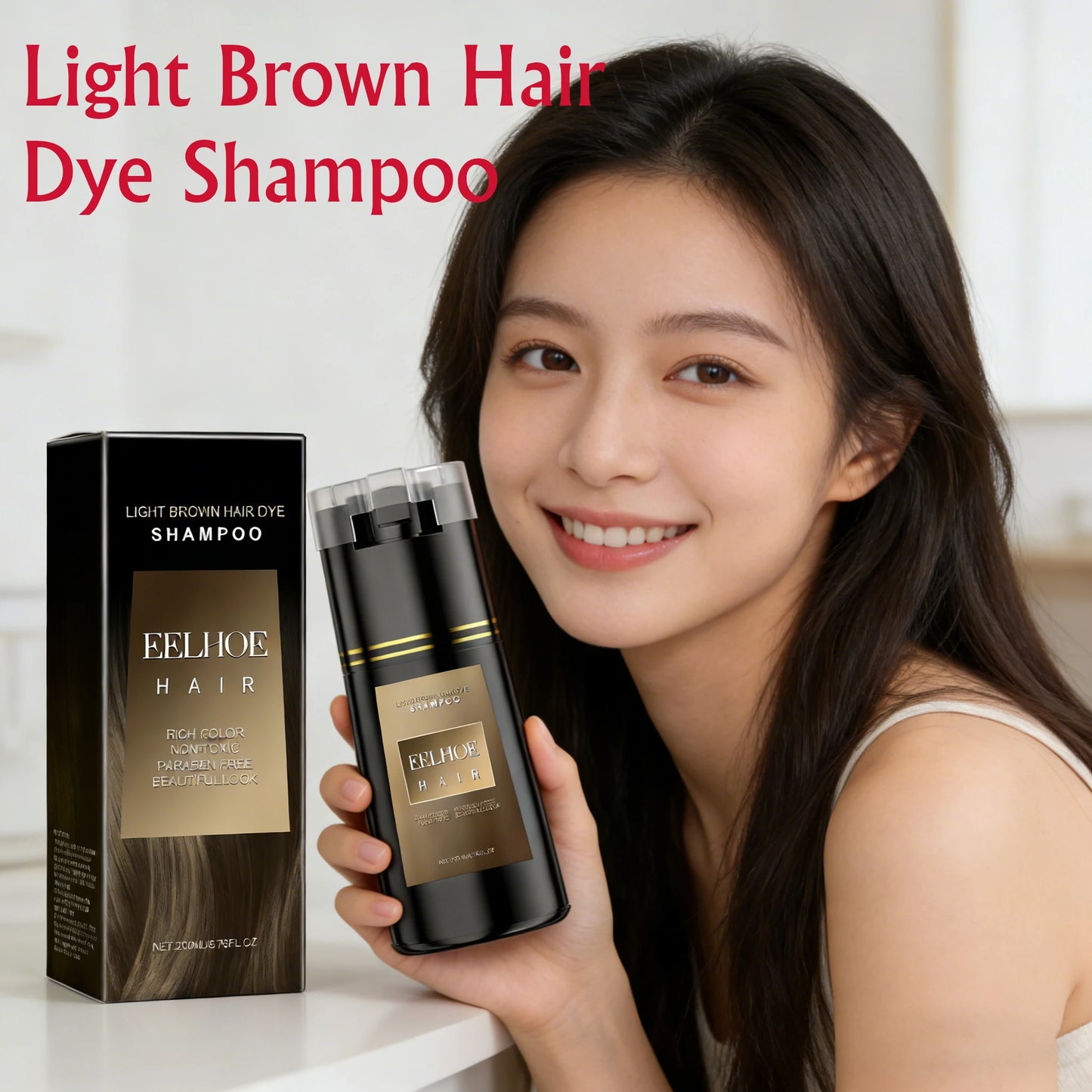 Nonirritating Hair Dye Shampoo