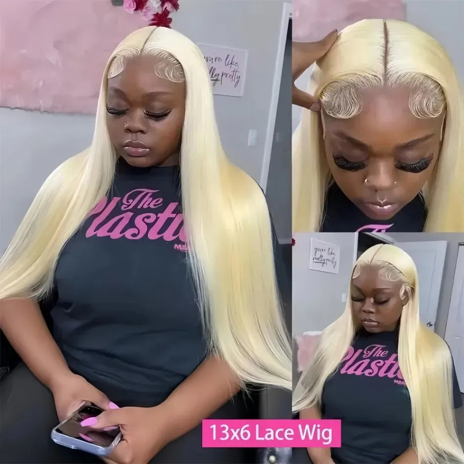 Straight Human Hair Front Wig