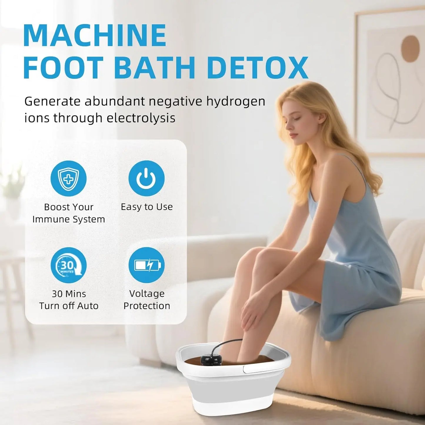 Ionic Foot Bath Detox Machine