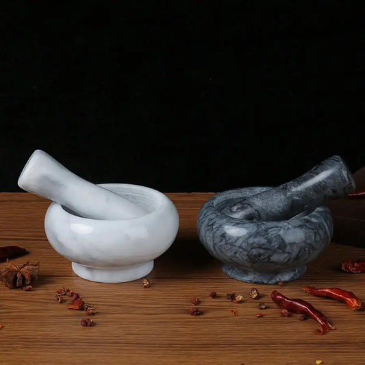 Marble Mortar & Pestle Set