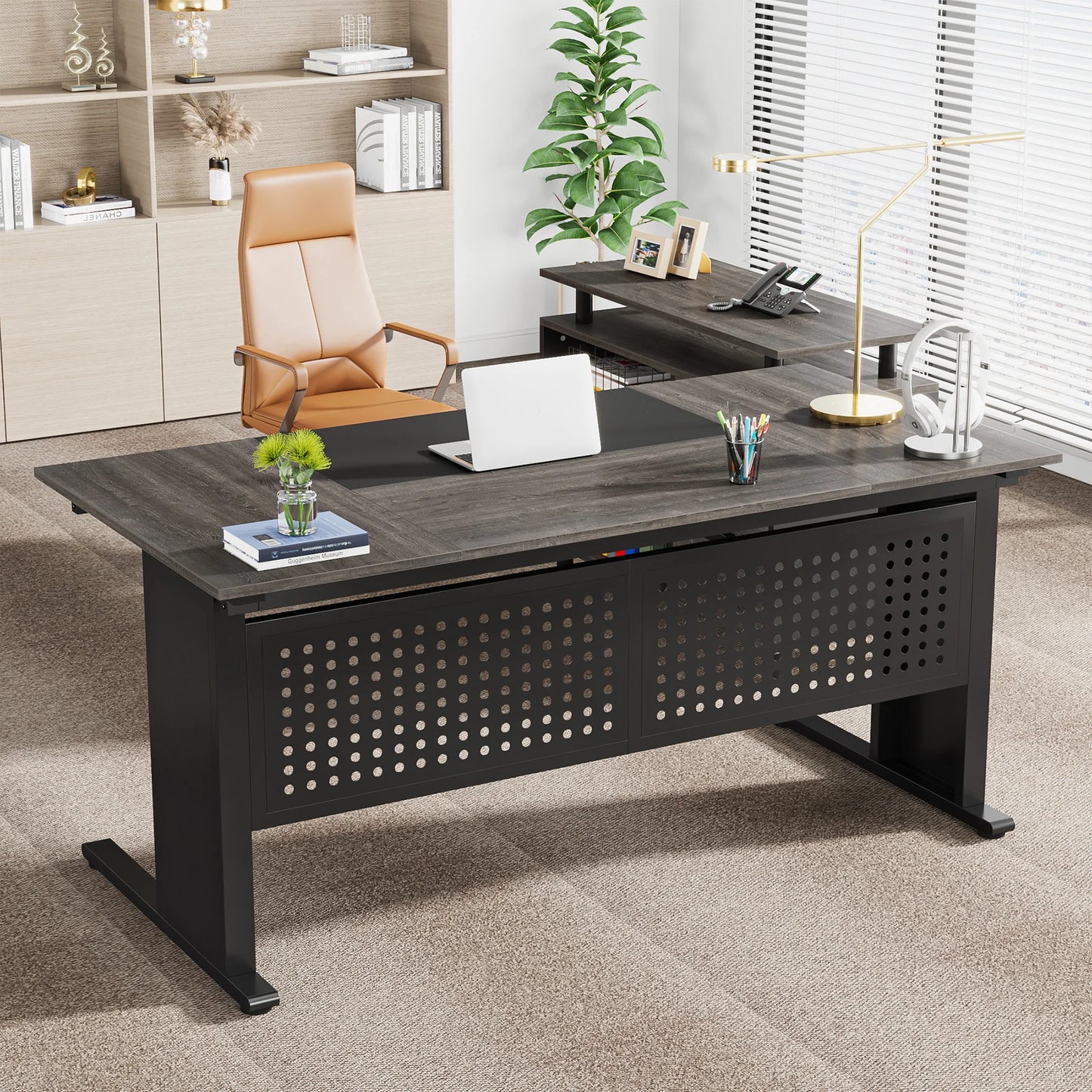 63 Inch Executive Desk