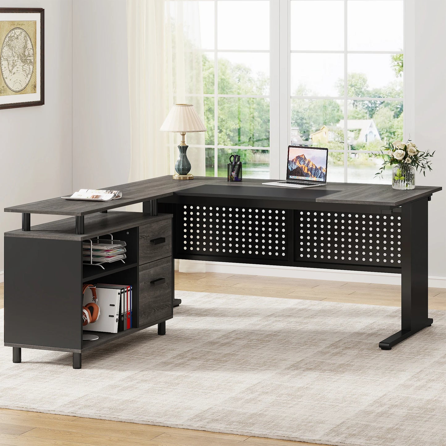 63 Inch Executive Desk