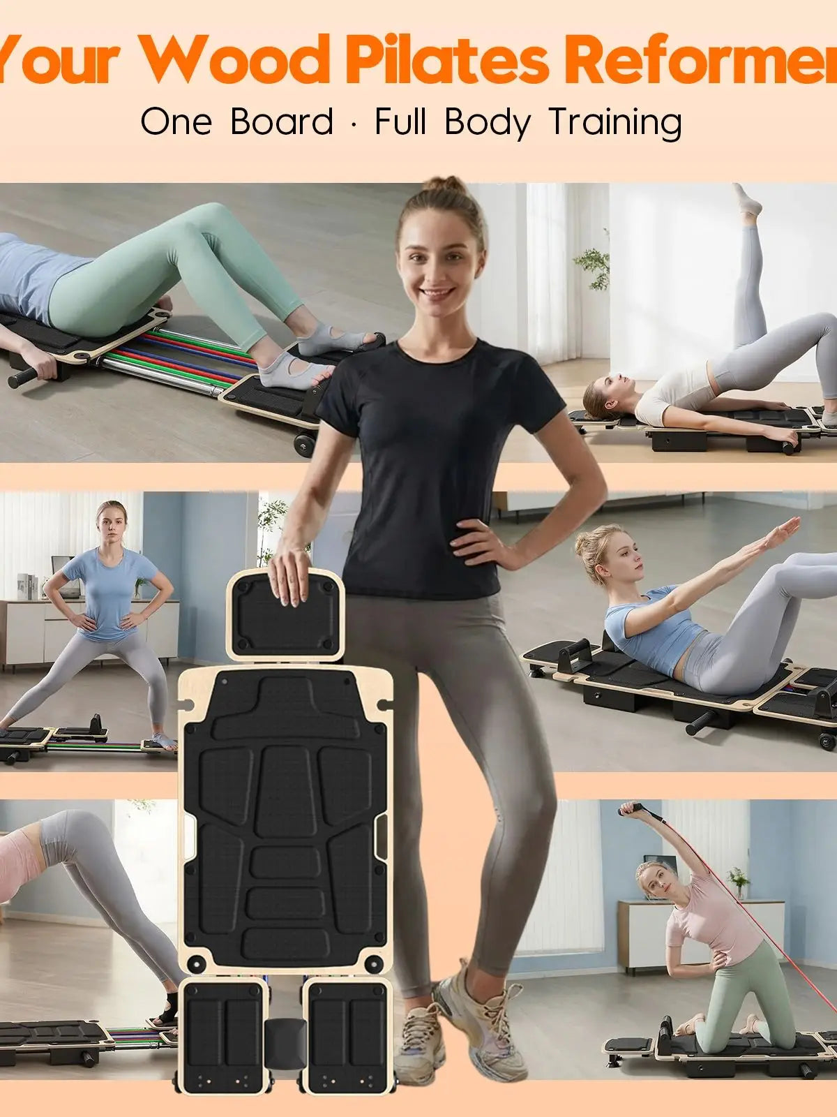 5-in-1 Pilates Reformer