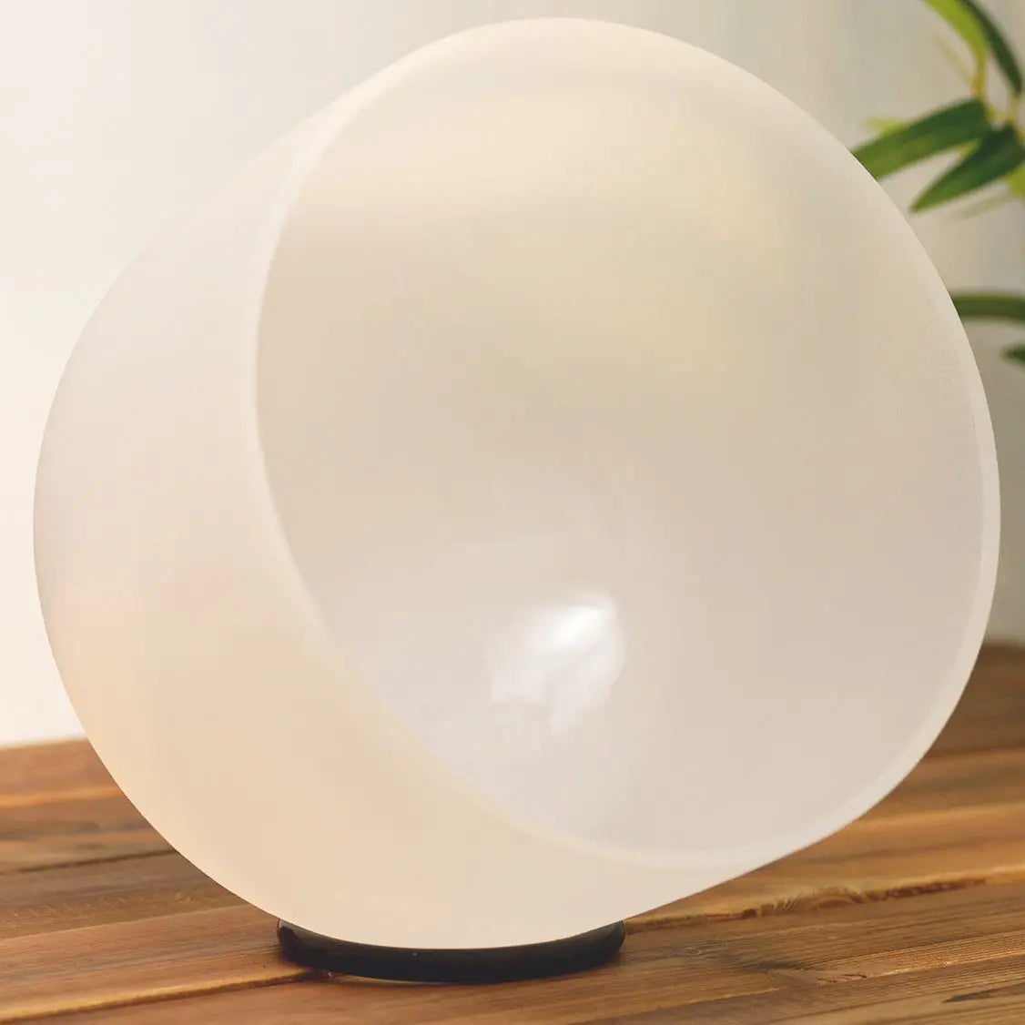 Frosted Crystal Singing Bowl