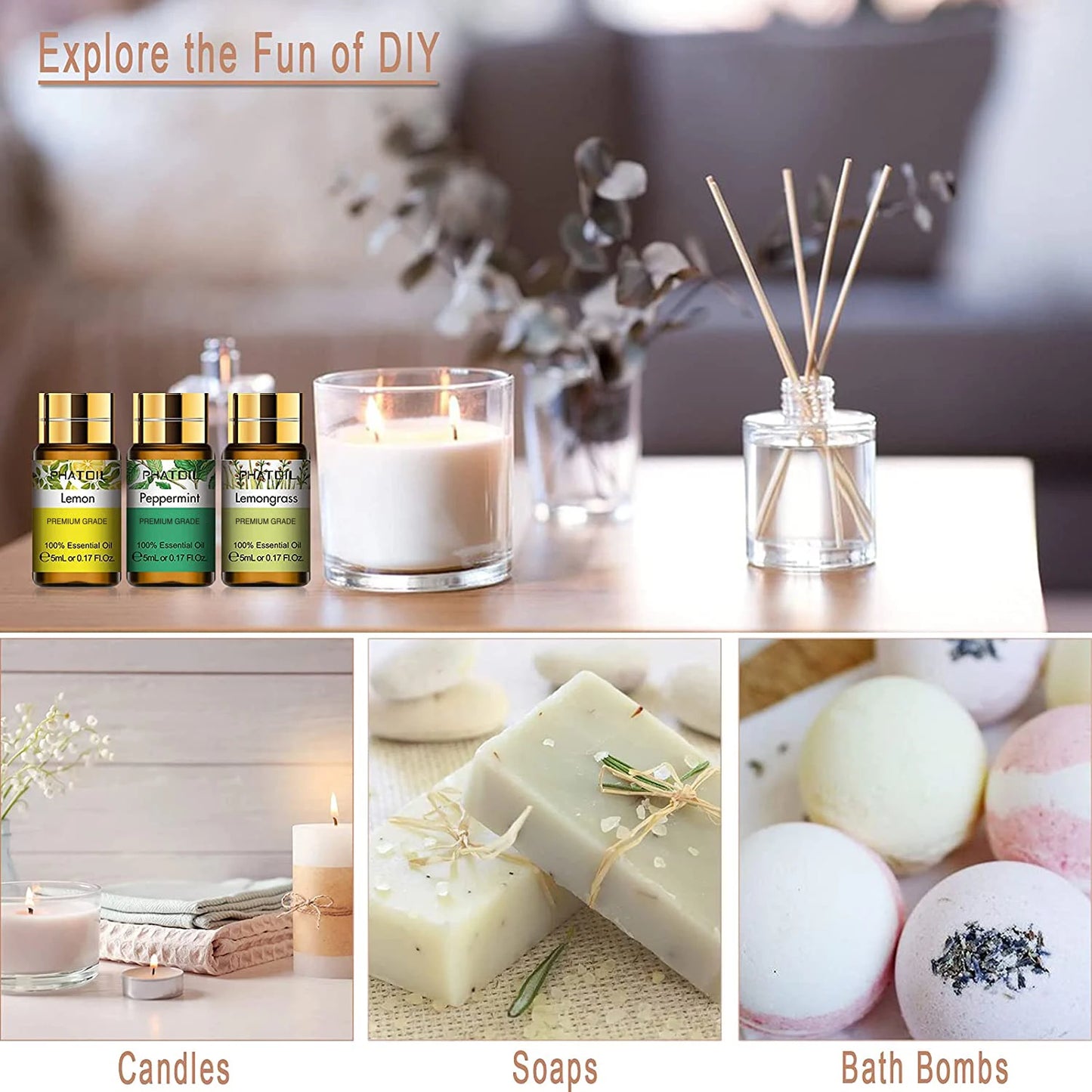 12 Pack Pure Essential Oils Gift Box