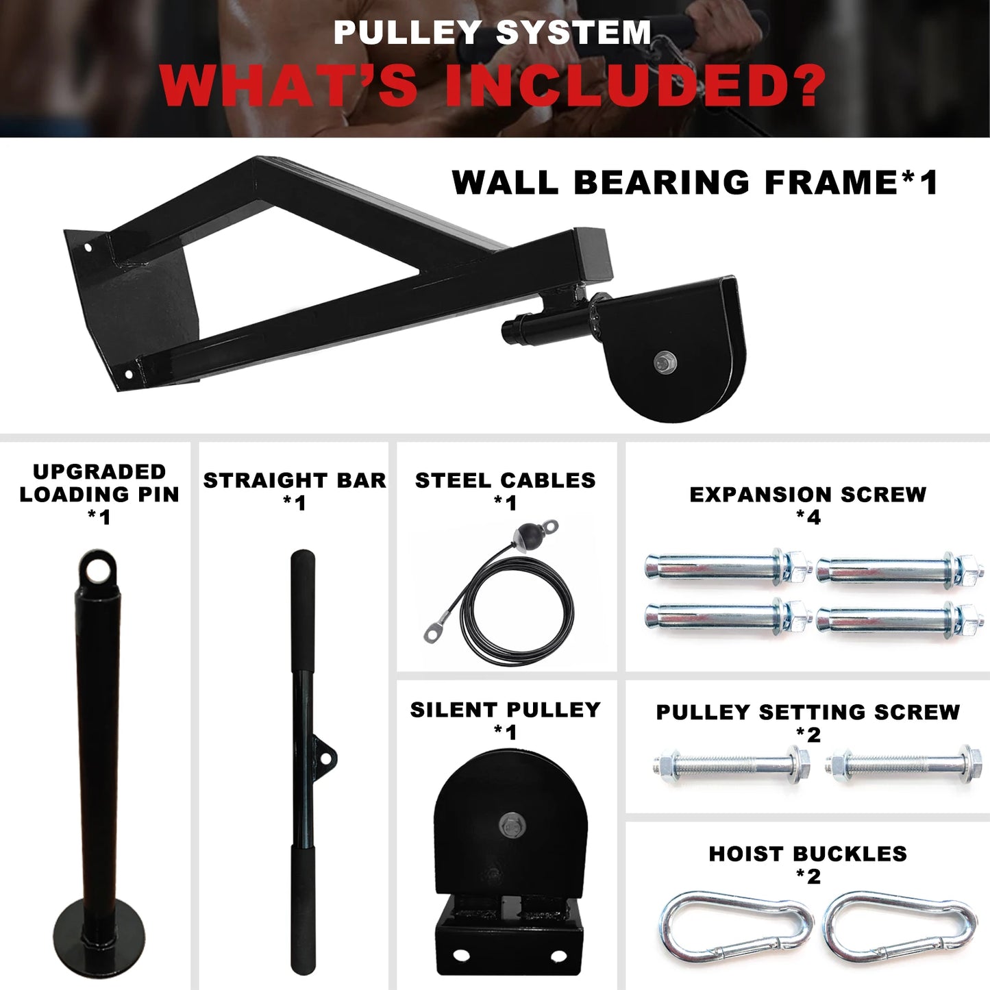 Wall Mounted Pulley System