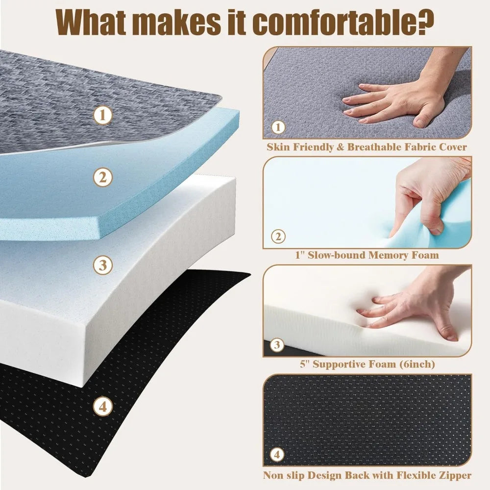 Trifold Mattress Queen Size