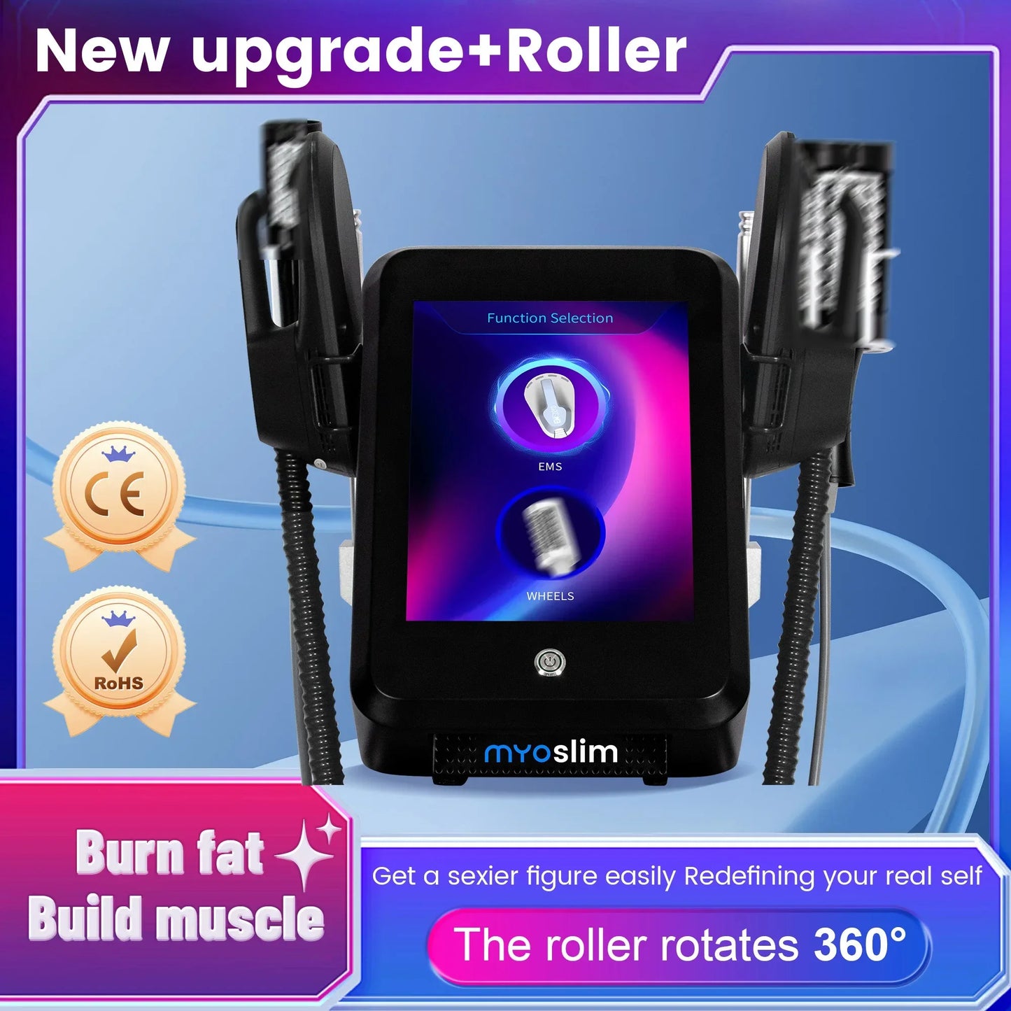 RF Roller 2 In 1 Muscle Gainer