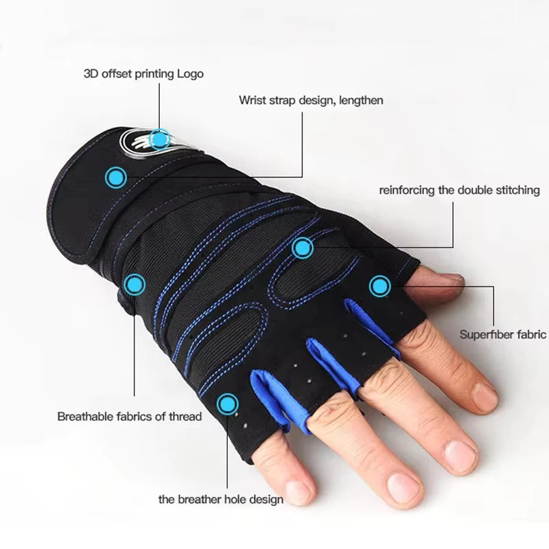 Weight Lifting Half Finger Gloves