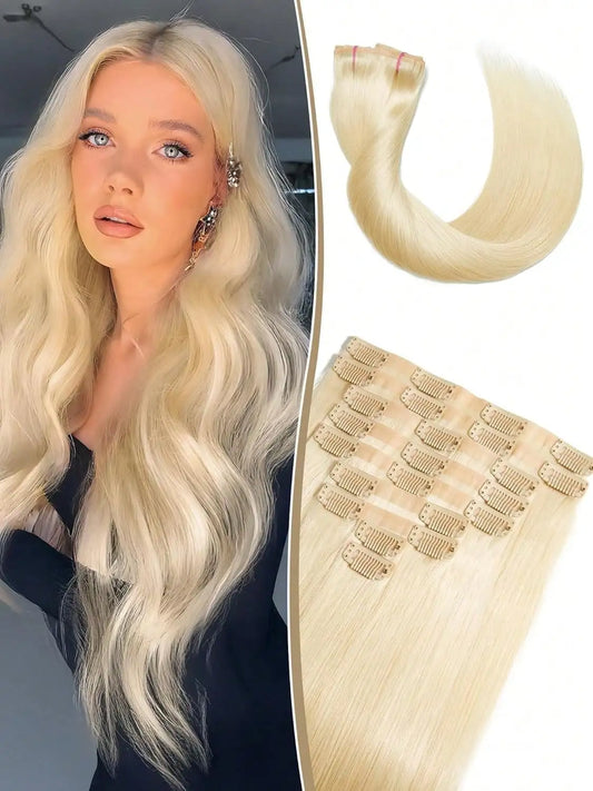 Blonde Clip In Extensions