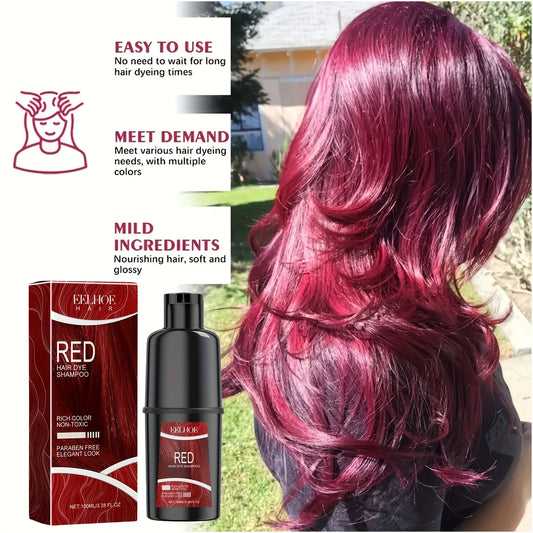 Red Hair Dye Shampoo