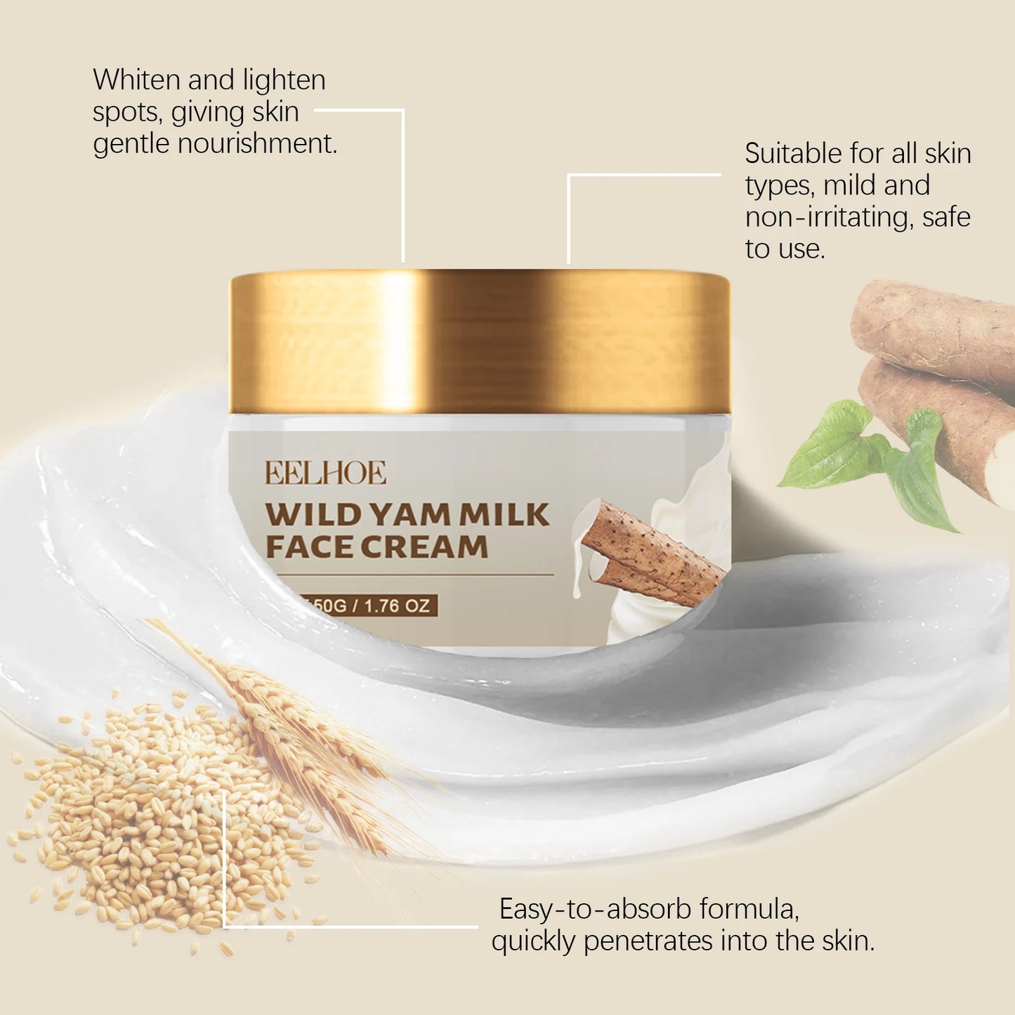 Wild Yam Moisturizing Skin Care