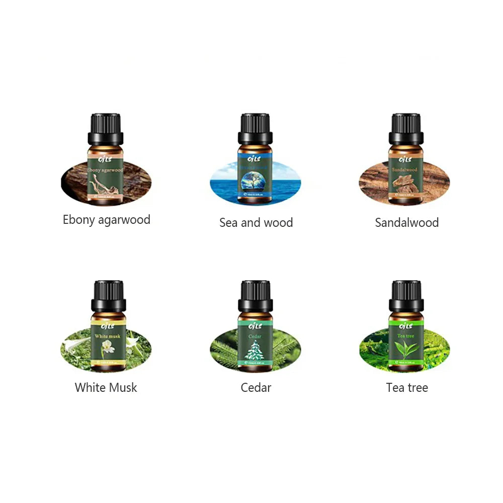 6 Pieces Essential Oils Set