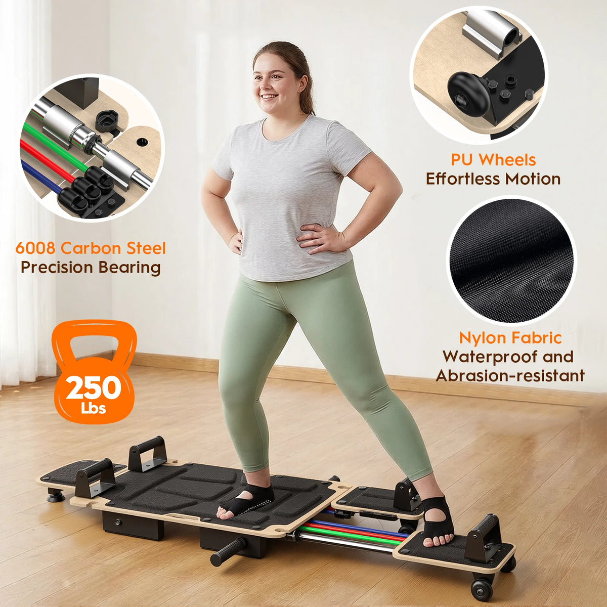 5-in-1 Pilates Reformer