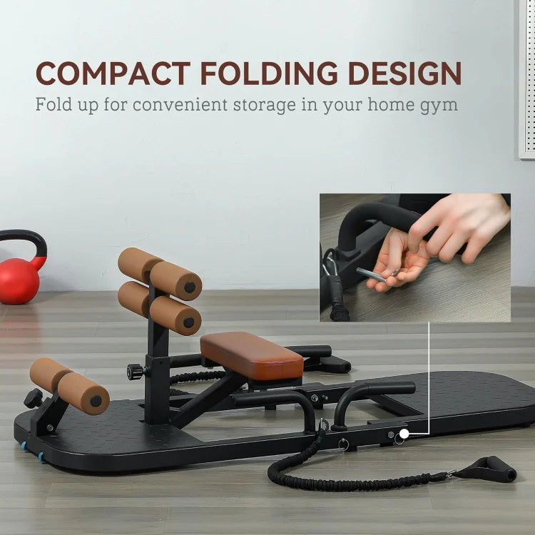 Foldable Sissy Squat Machine