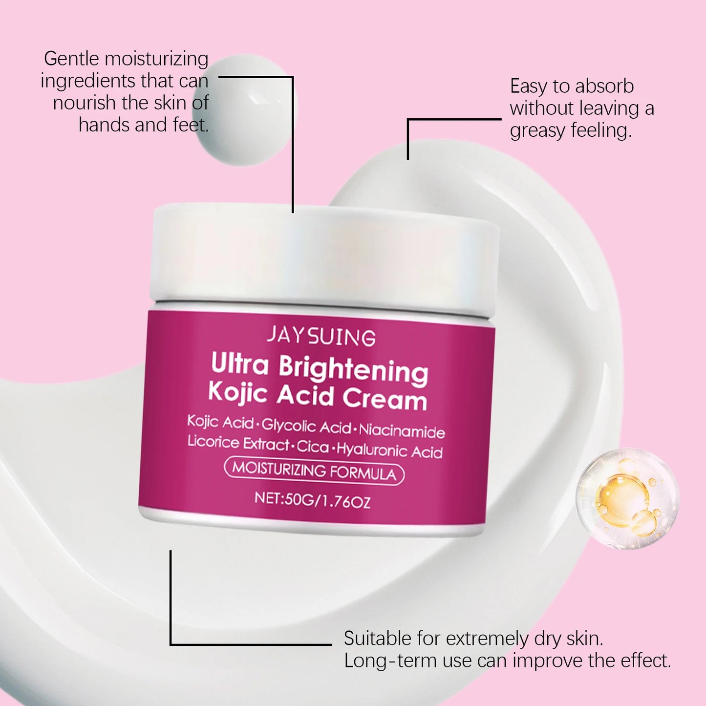 Kojic Acid Brightening Cream