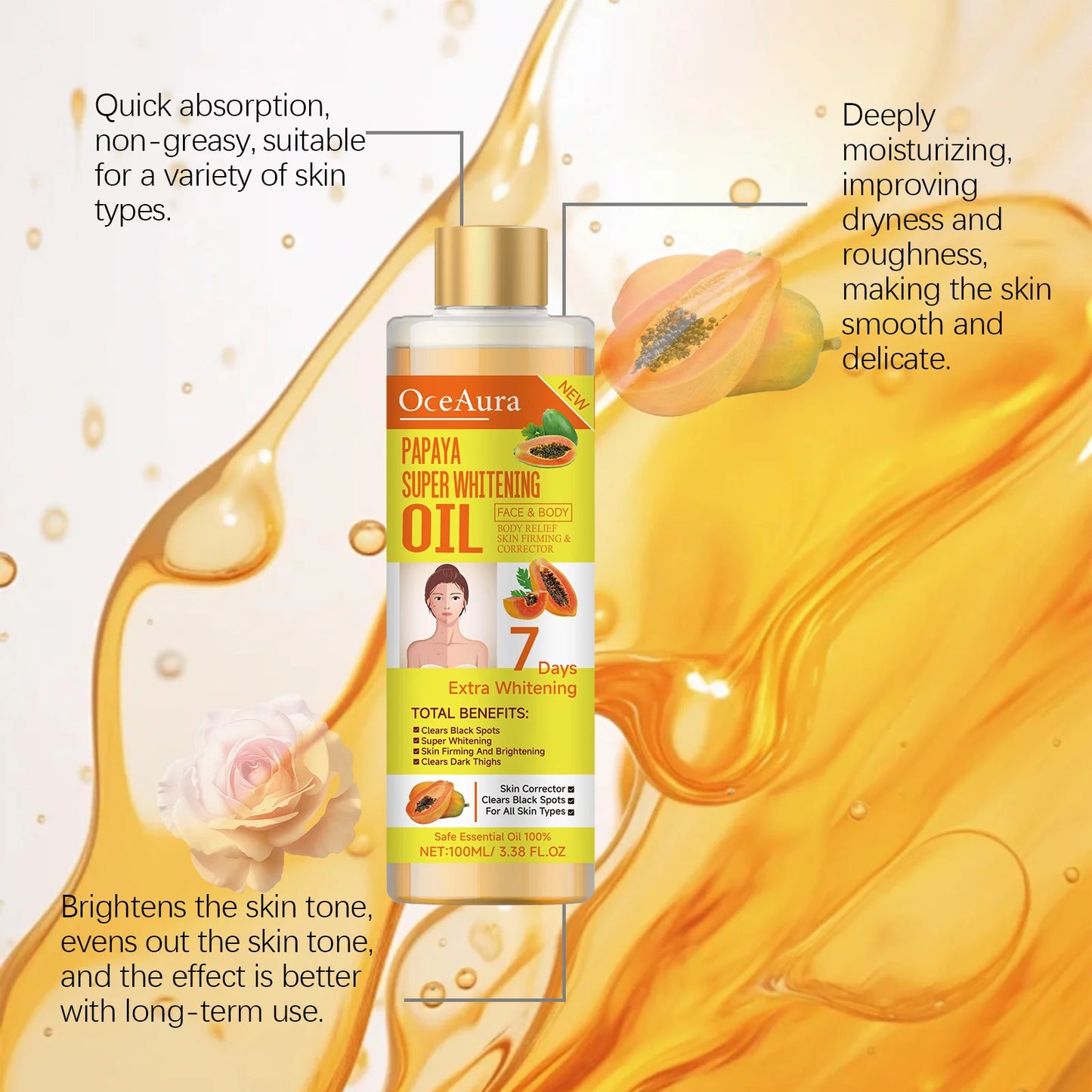 Papaya Moisturizer Oil